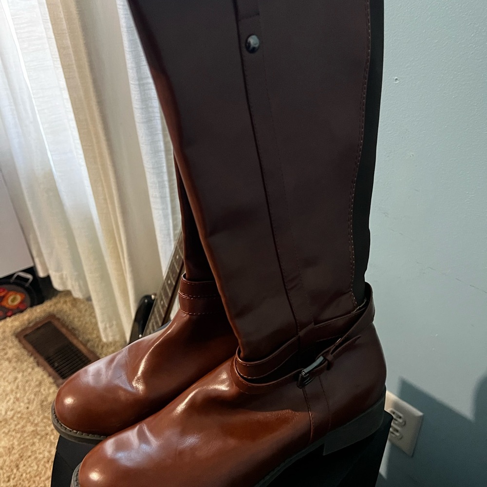American Eagle Outfitters Brown Heeled Boots View 4